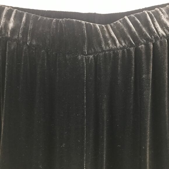 Eileen Fisher Woman Rayon Silk Velvet Pull-On Pants Pockets Black Plus Size 3X - Picture 5 of 13